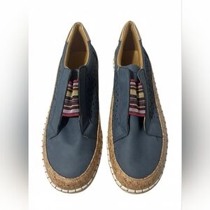 Stylish Blue Slip-On womans Shoes